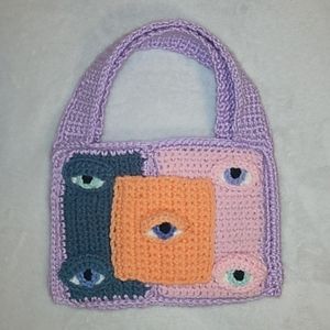 ColorBlock Eyeball Bag